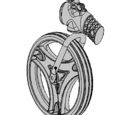 Castor Wheel for Drive X Fold Rollator