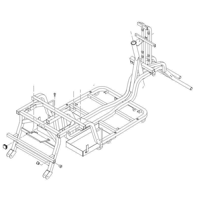 Front Frame Assembly for Invacare Cetus Mobility Scooter