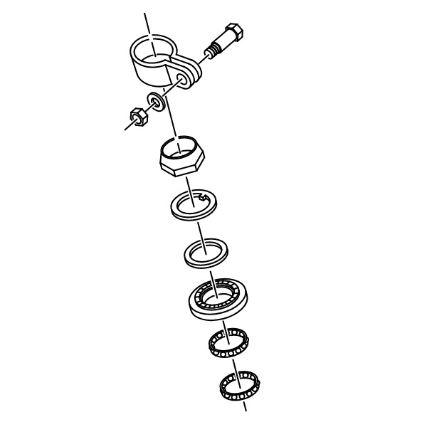 Tiller Steering Bearing Kit for Invacare Cetus Mobility Scooter