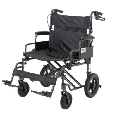 Alerta Attendant Transit 24 inch Heavy Duty Aluminium Wheelchair