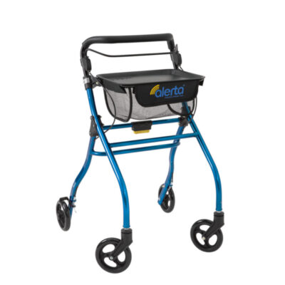 Alerta Four-Wheel Aluminium Lightweight Indoor Rollator