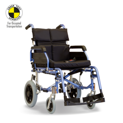 Aktiv X5 Deluxe Modular Aluminium Attendant and Self Propel Crash Tested Wheelchair